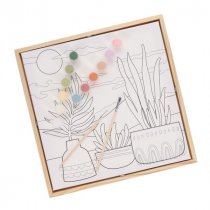 Icon 12"X12" Pre-Drawn Canvas Painting Set