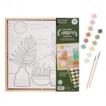 12"X12" Pre-Drawn Canvas Painting Set