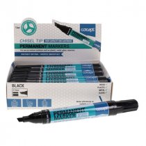 Chisel Tip Permanent Marker - Black
