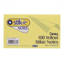 Stik.ie Stik.ie 75x125mm Stikie Notes - Yellow