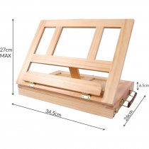 Elements mixed media set with easle.