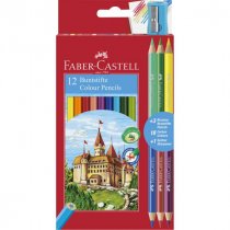 COLOUR PENCILS BOX12 WITH 3 FREE BIO-COLOURS + SHARPENER