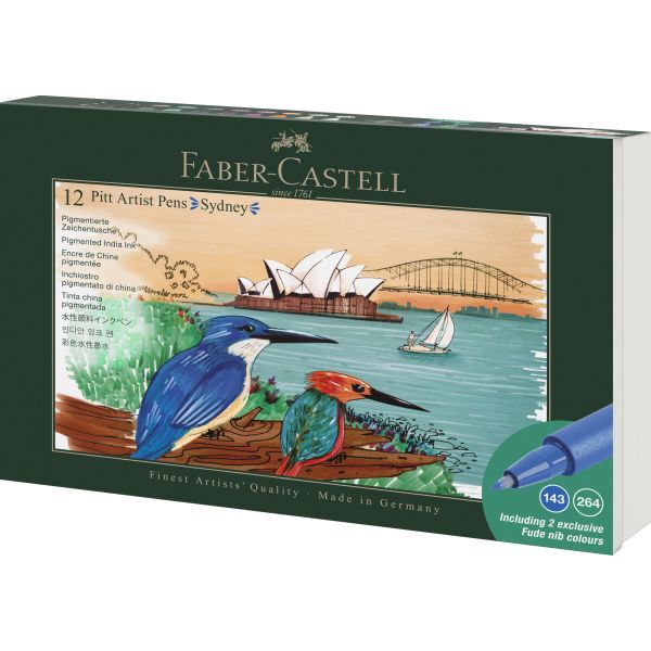 PITT ARTIST PEN GIFT SET SYDNEY 12 PCES