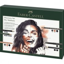 TRY-IT BOX, DRY MEDIUMS - FABER - CASTELL