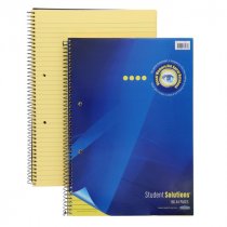 Student Solutions Concept A4 160pg Visual Memory Aid Spiral Notebook - Yellow