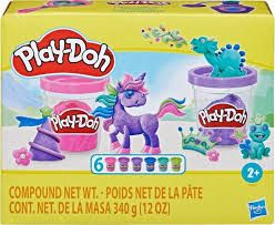 PLAYDOH SPARKLE COLLECTION-6PK