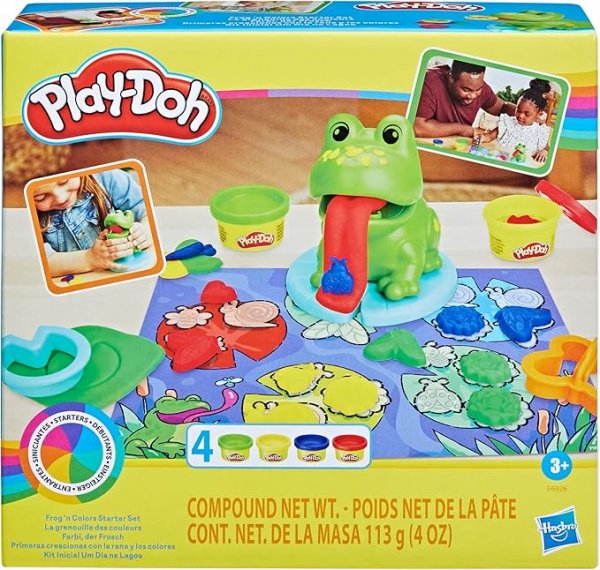 Play-Doh Frog ‘n Colors Starter Set with Playmat