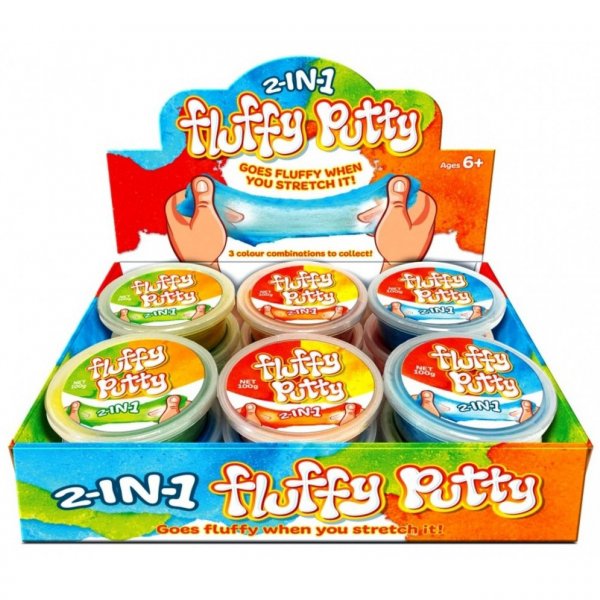 Fluffy Putty 2 in 1 Asst. Colours