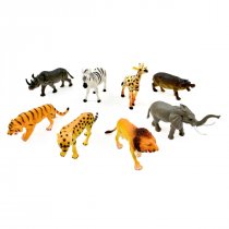 Jungle World Animals -8 piece set