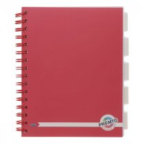 Premto A5 250pg PP 5 Subject Project Book - Asst