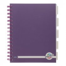 Premto A5 250pg PP 5 Subject Project Book - Asst