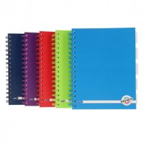 Premto A5 250pg PP 5 Subject Project Book - Asst