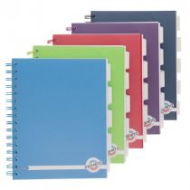 Premto A5 250pg PP 5 Subject Project Book - Asst