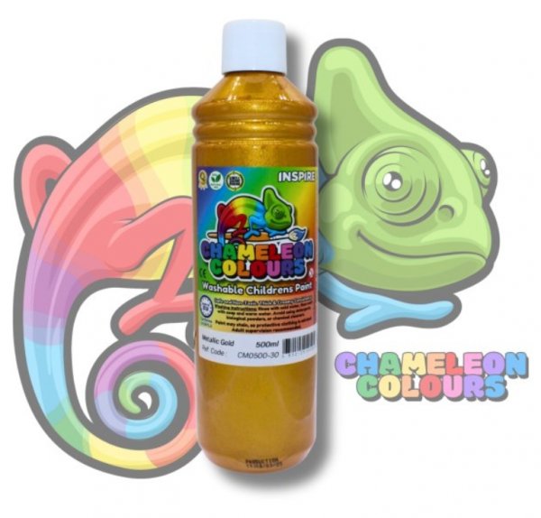 Metallic Poster Paint 500ml - Gold