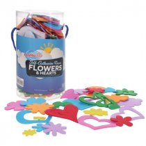 Crafty Bitz Self Adhesive Tub Foam Flowers 'N Hearts
