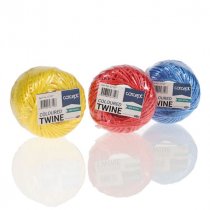 48M Spool Coloured Polypropylene Twine - 3 Asst