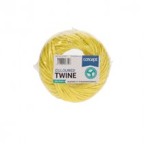 48M Spool Coloured Polypropylene Twine - 3 Asst