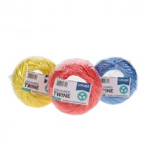 48M Spool Coloured Polypropylene Twine - 3 Asst