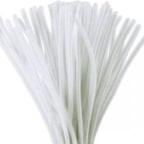 Chenille Pipe Cleaners - White 12in (25 piece)