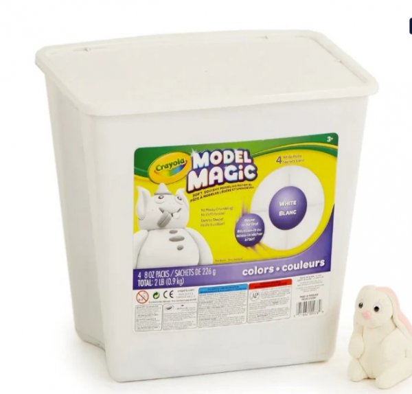 CRAYOLA MODEL MAGIC WHITE (2LB)