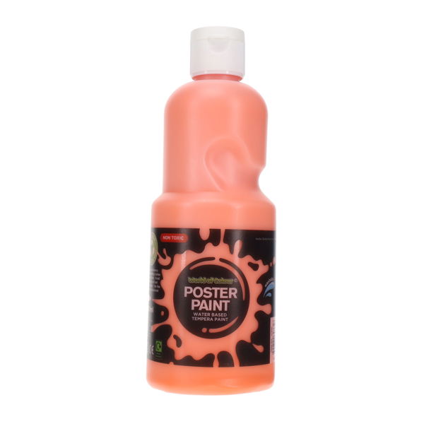 World of Colour Poster Paint 500ml - Orange
