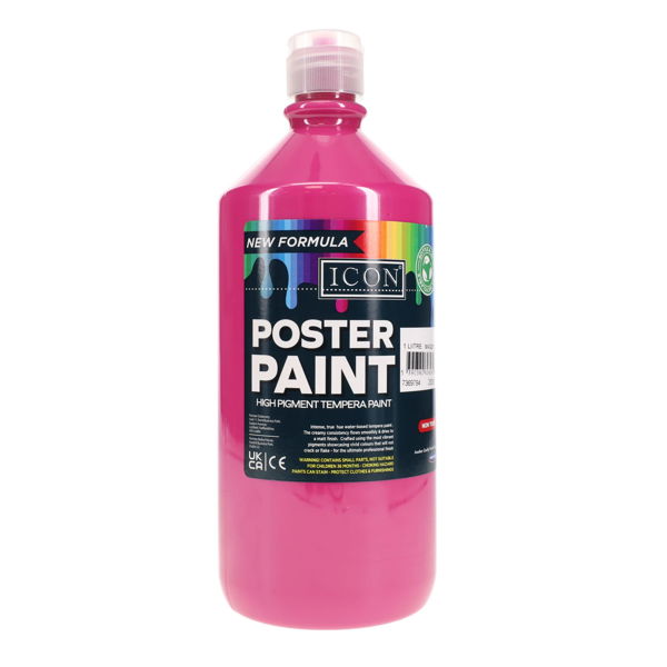 Icon * 1ltr Poster Paint - Magenta