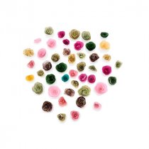 Decorative Paper Flowers 12 Pack - 4 assorted