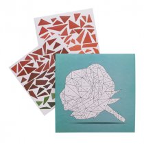 Icon Mosaic Sticker Art - Flowers