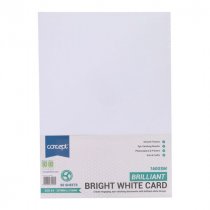 Concept A4 160gsm Card 50 Sheets -Brilliant White