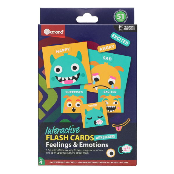 SALE * Interactive Flash Cards- FEELINGS & EMOTIONS