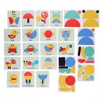 SALE * Interactive Flash Cards THE SHAPE MAKER