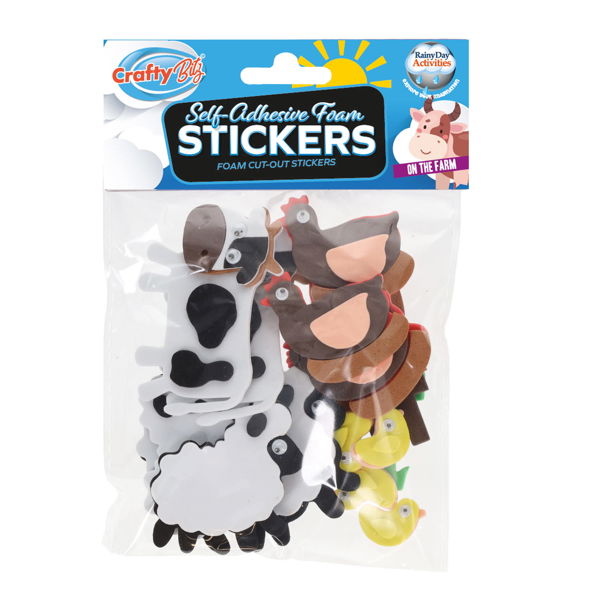 Squishy Foam Stickers - On The Farm