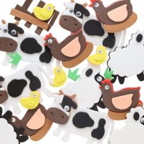 Squishy Foam Stickers - On The Farm