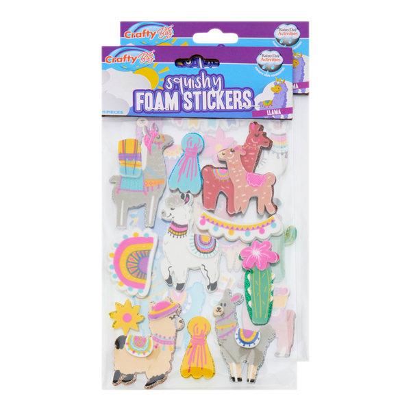 Squishy Foam Stickers - Llama