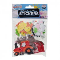 Crafty Bitz Pkt.40 Foam Stickers - Farmyard