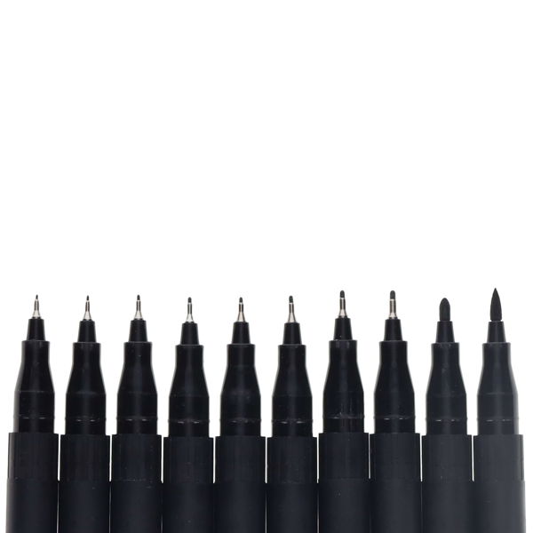 ProScribe Pkt.10 Ultimo Fineliners - Black