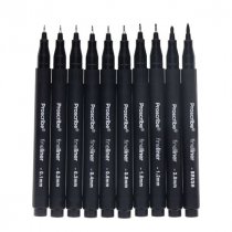 ProScribe Pkt.10 Ultimo Fineliners - Black