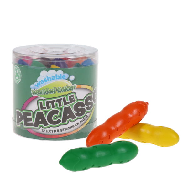 World of Colour Pkt.12 Washable Little Peacasso Crayons