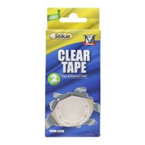 Stik.ie Stik.ie Pkt.2 19mm x 30m Clear Tape