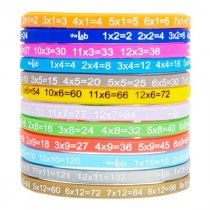 Ormond * Pkt 12 Fashionable TIMESTABLES Multibangles
