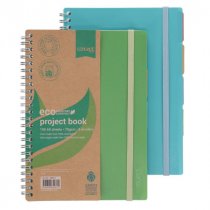 Concept Green A5 Project Book 100 Sheets - 2 Asst