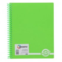 Premto A5 160pg PP Spiral Notebook - Asst