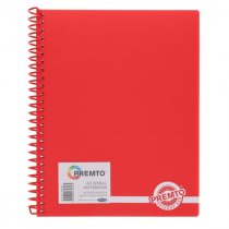 Premto A5 160pg PP Spiral Notebook - Asst