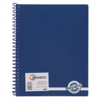 Premto A5 160pg PP Spiral Notebook - Asst