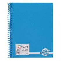 Premto A5 160pg PP Spiral Notebook - Asst