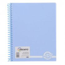 Premto Pastel A5 160pg PP Spiral Notebook - Asst