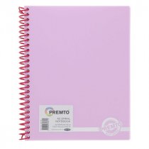Premto Pastel A5 160pg PP Spiral Notebook - Asst