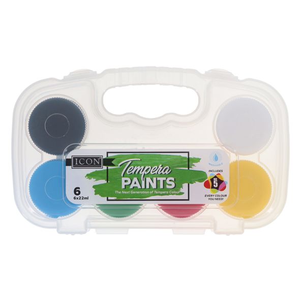 Icon * 6x22ml Tempera Paint Set