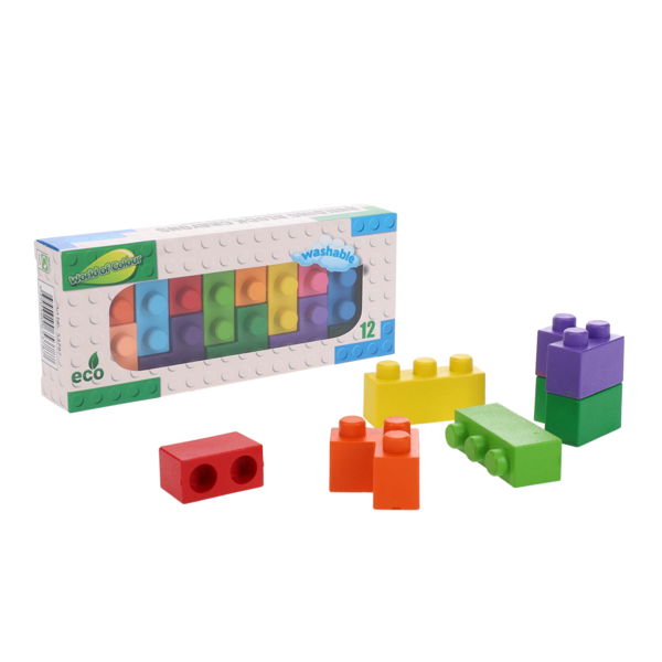 World of Colour Building Block Crayons