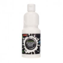 World of Colour Poster Paint 500ml- White